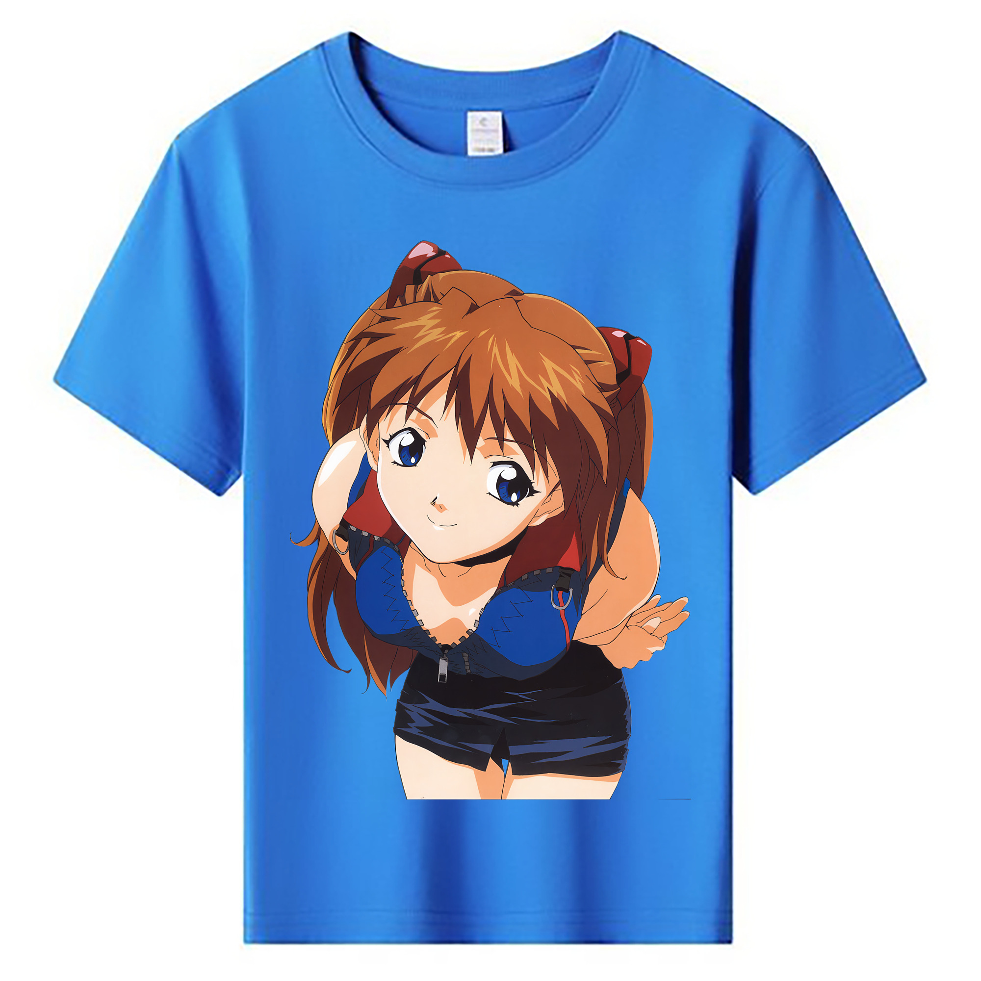 （画像用） EVA 新世紀エヴァンゲリオン 綿100％キッズTシャツ（フロントプリント）